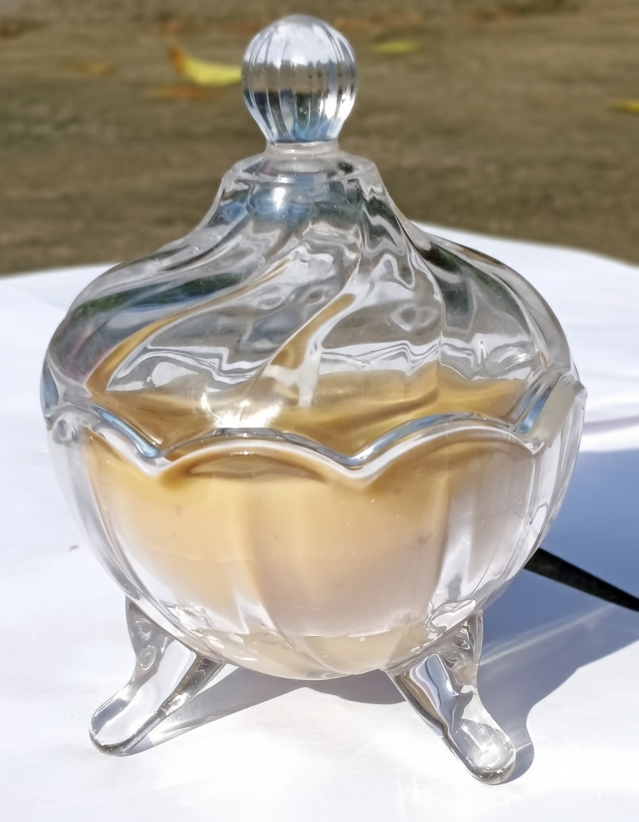  Premium Glass with Lid Pure Beeswax Candle