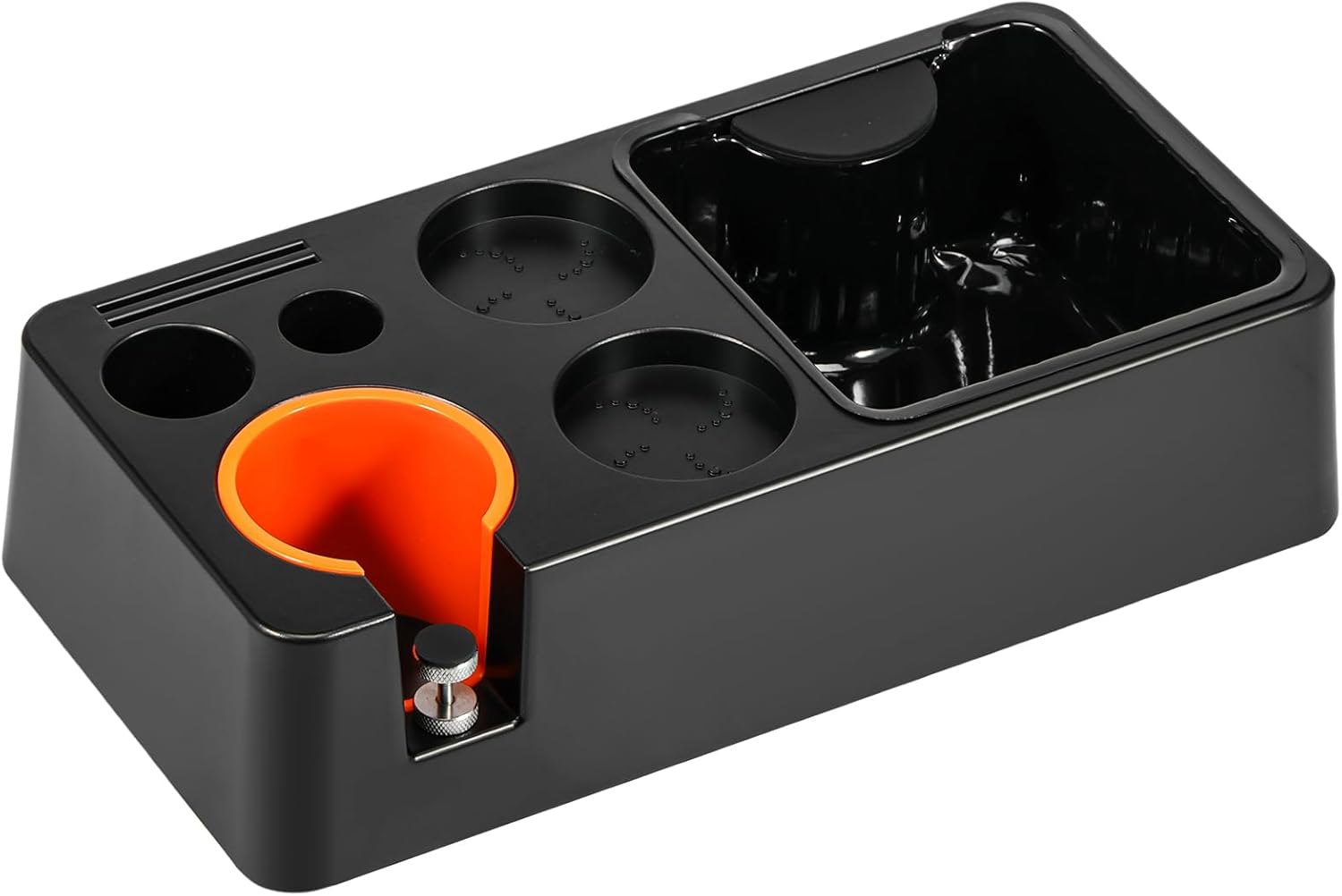 Espresso Coffee Organizer,Coffee Tamping Station,Multifunction Espresso Knock Bo