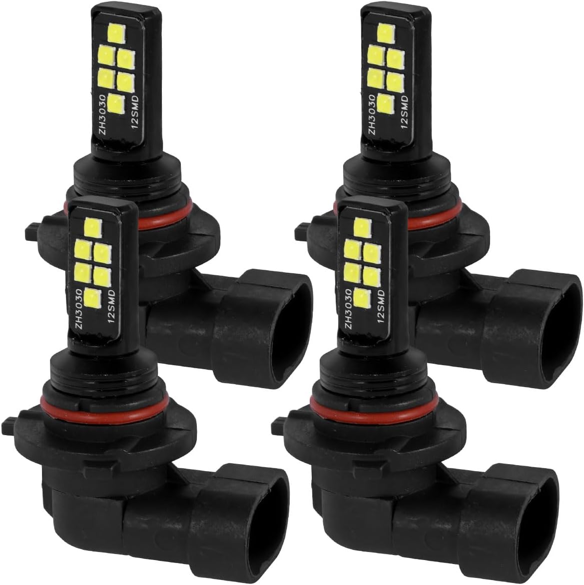 4Pcs LED Combo Headlight Bulb Kit Bright 9005 9006 High Low Beam Light Bulb Safe