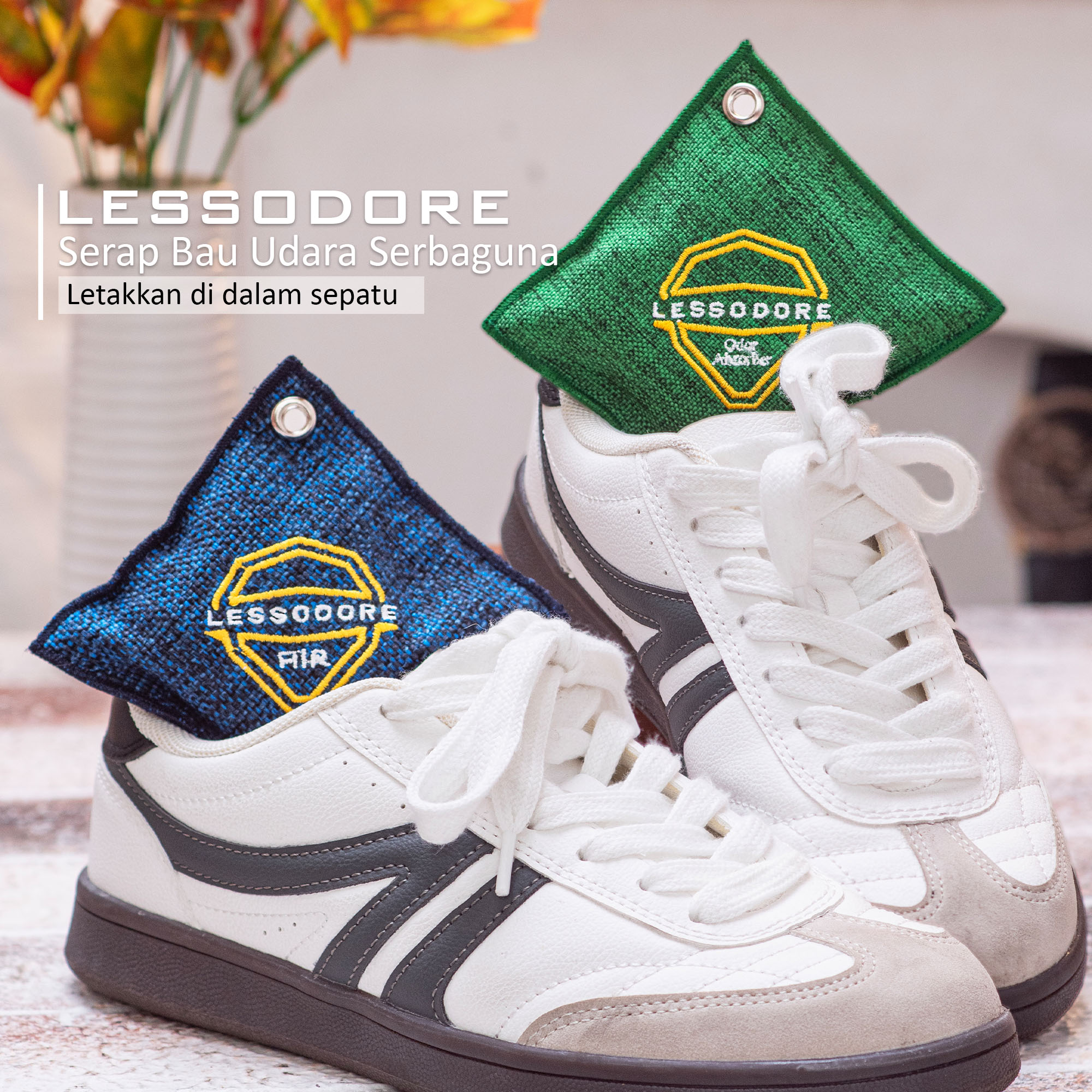 LESSODORE Serap Bau Udara Mobil - Isi 2pcs @40g