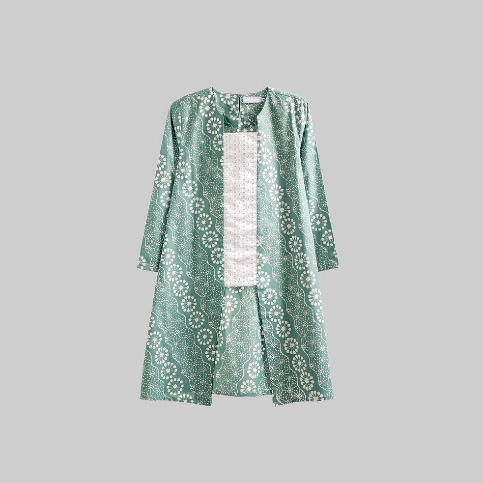 Rhea Woven Batik Tunic Dress