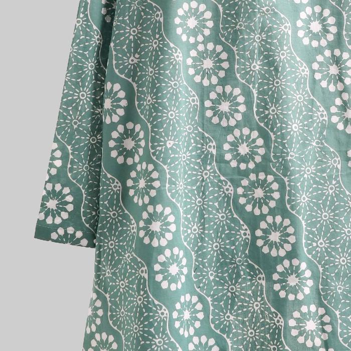 Rhea Woven Batik Tunic Dress