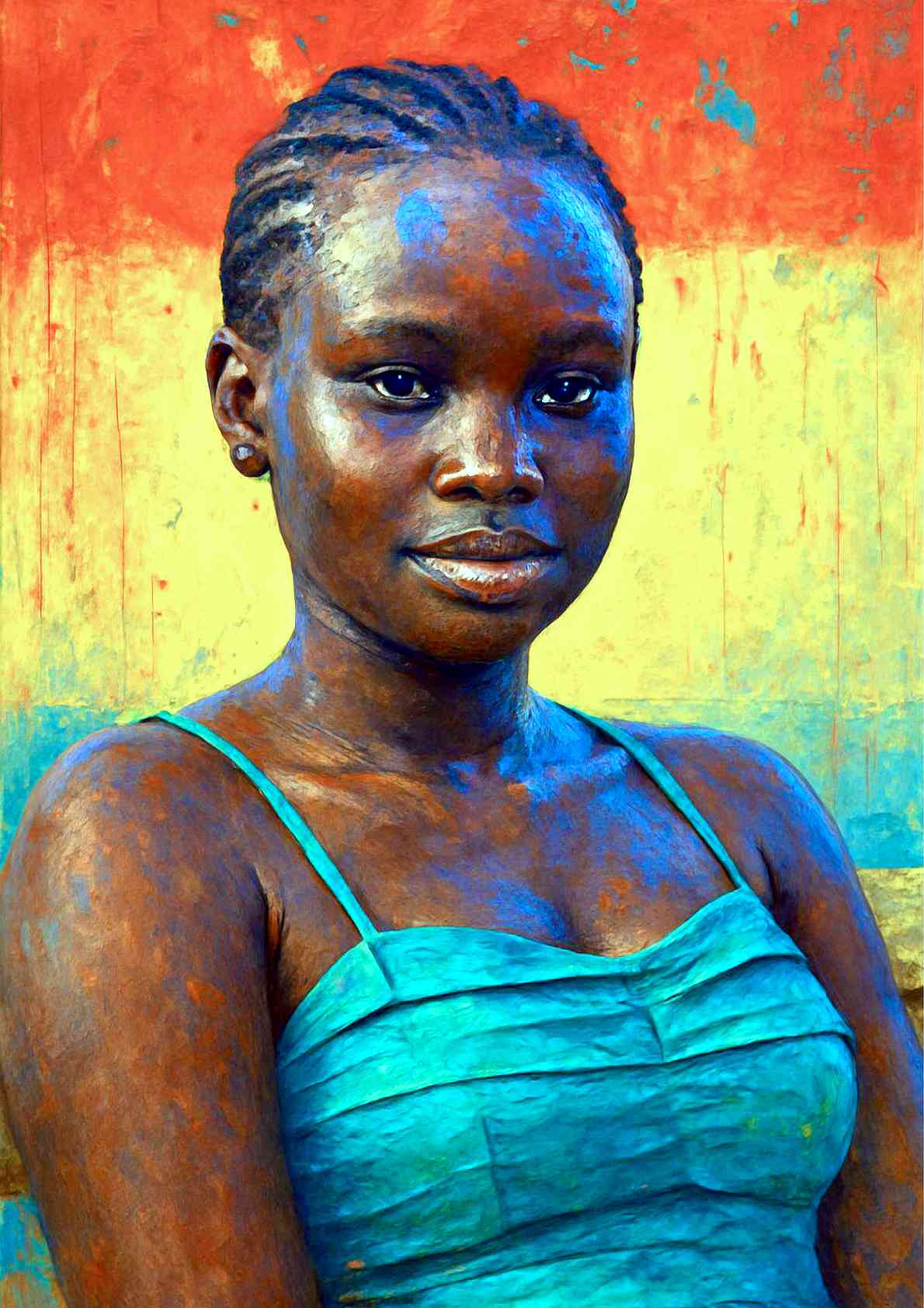 The Vivid Portrait of Hope Canvas Print