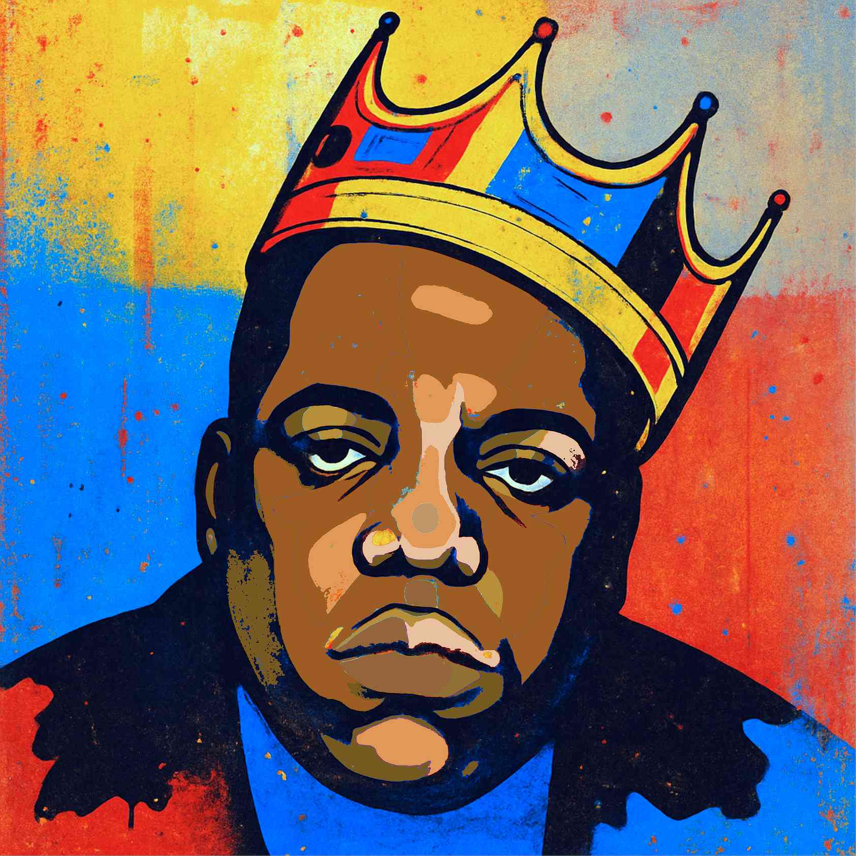 Colorful Pop Art Biggie