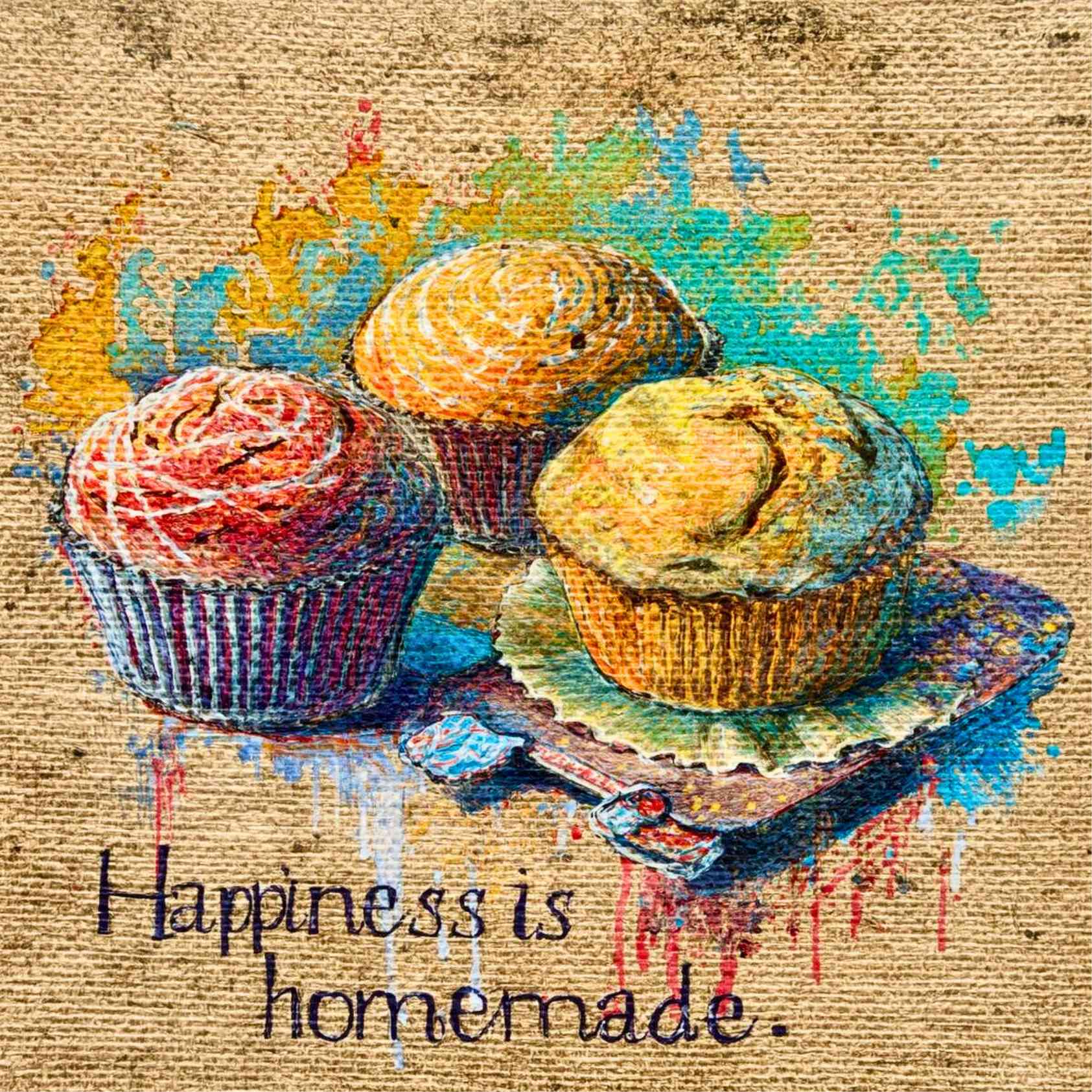 Happiness is Homemade Wall Art