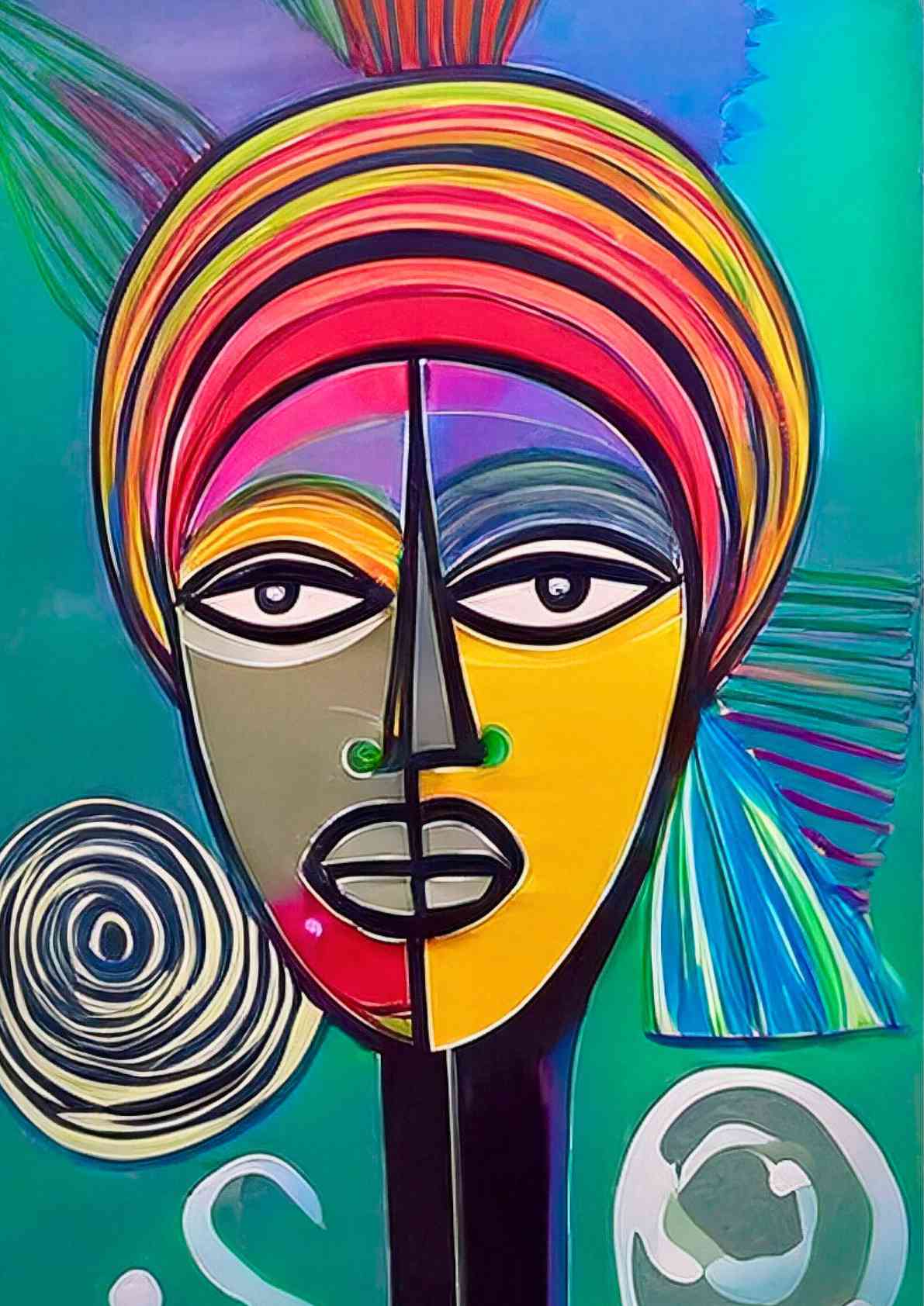 Vibrant Abstract Painting