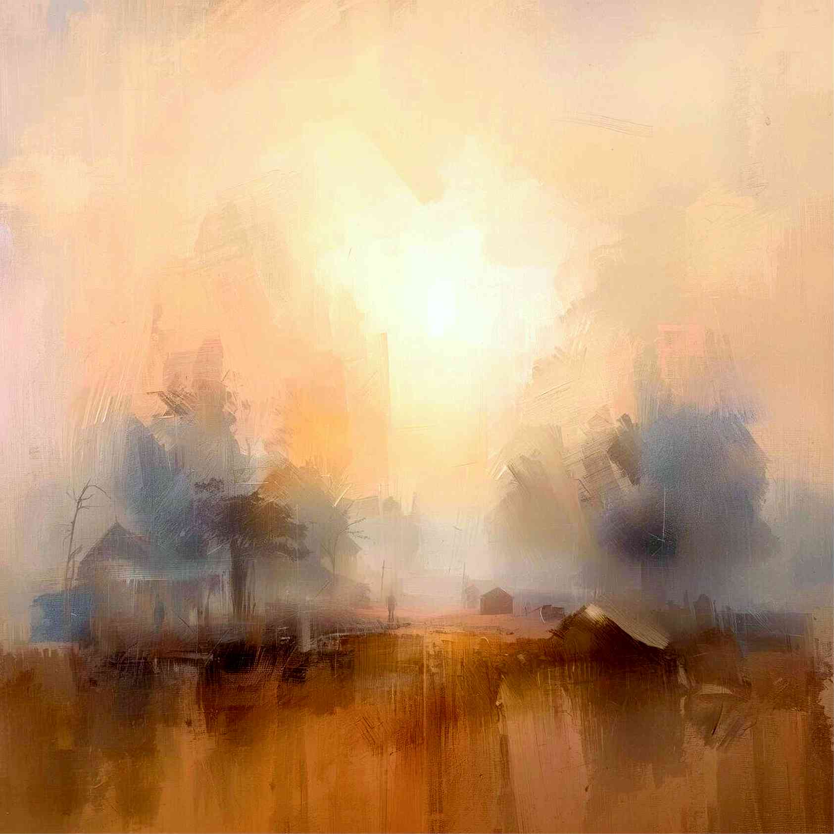 Abstract Landscape Painting