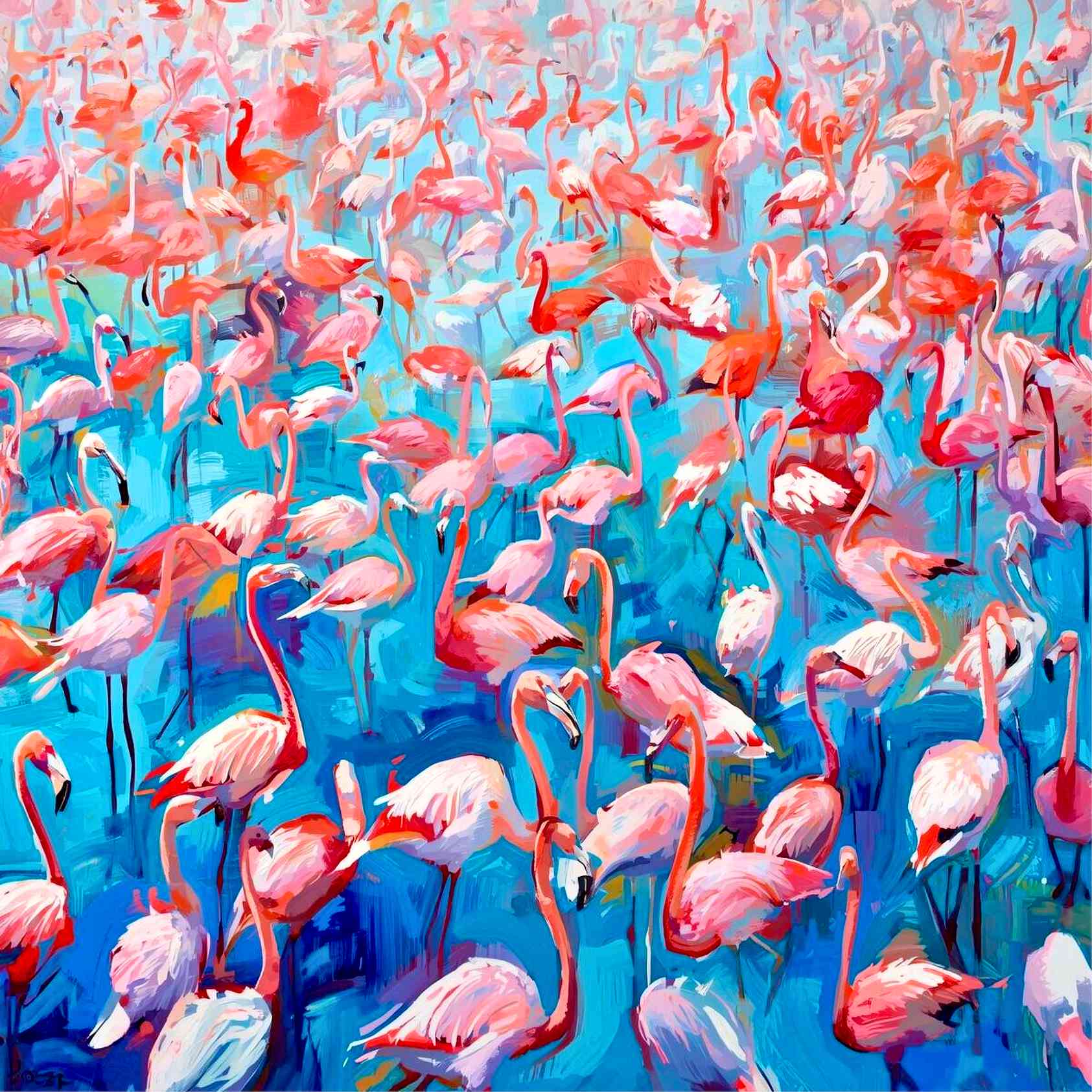Flamingo Art Print