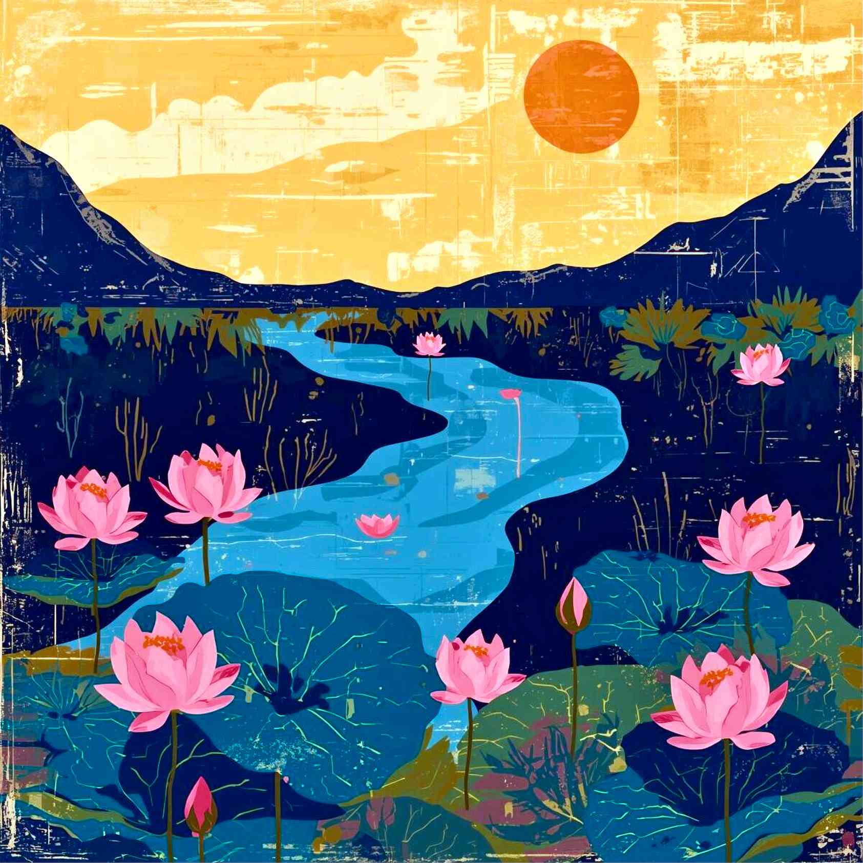 Lotus Blossom Art Print