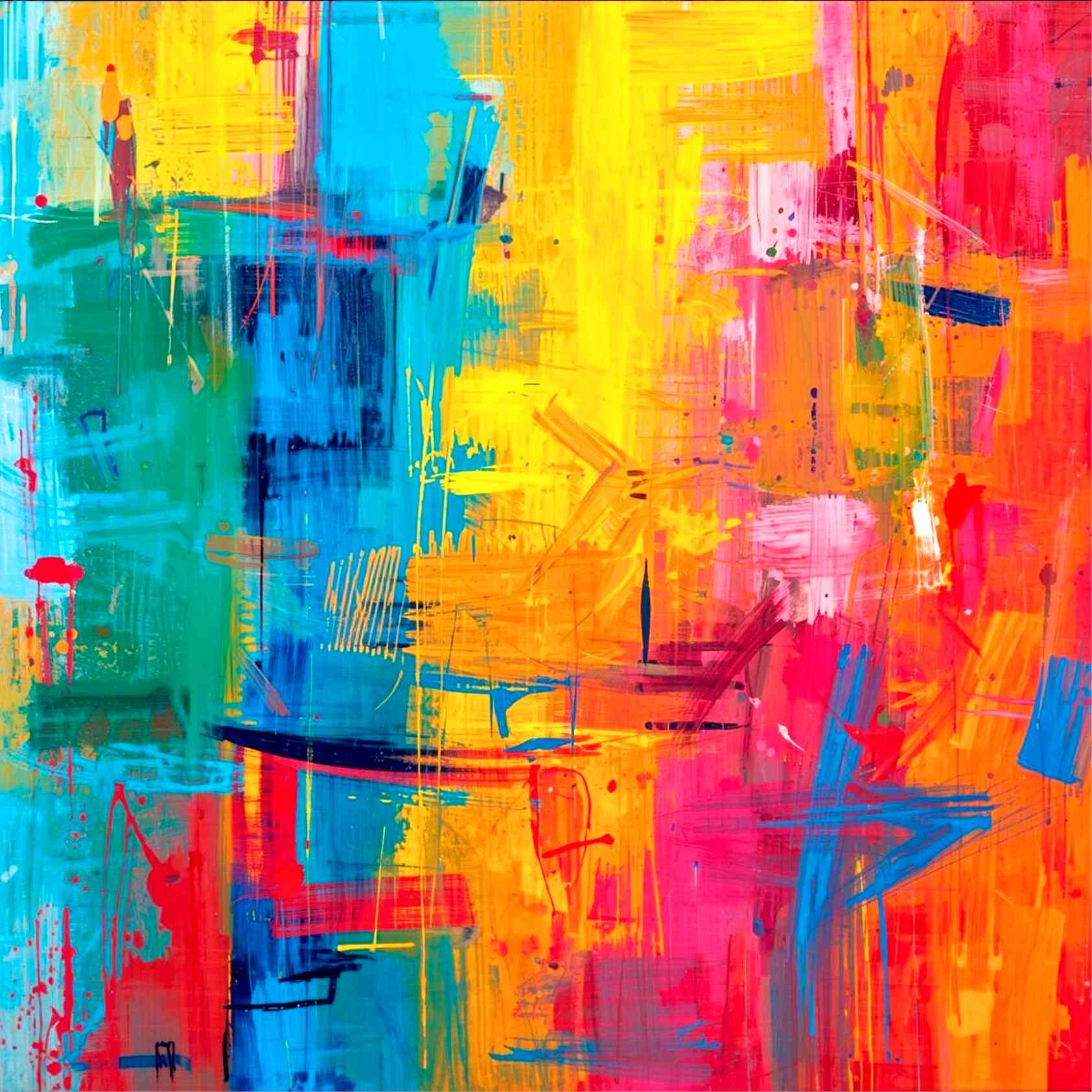 Colorful Abstract Painting