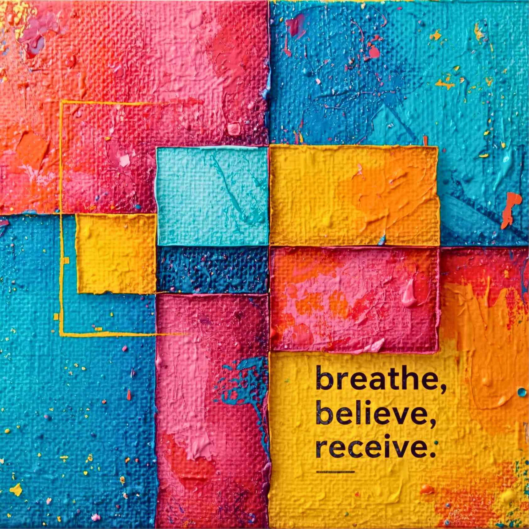 Colorful Abstract Canvas Art