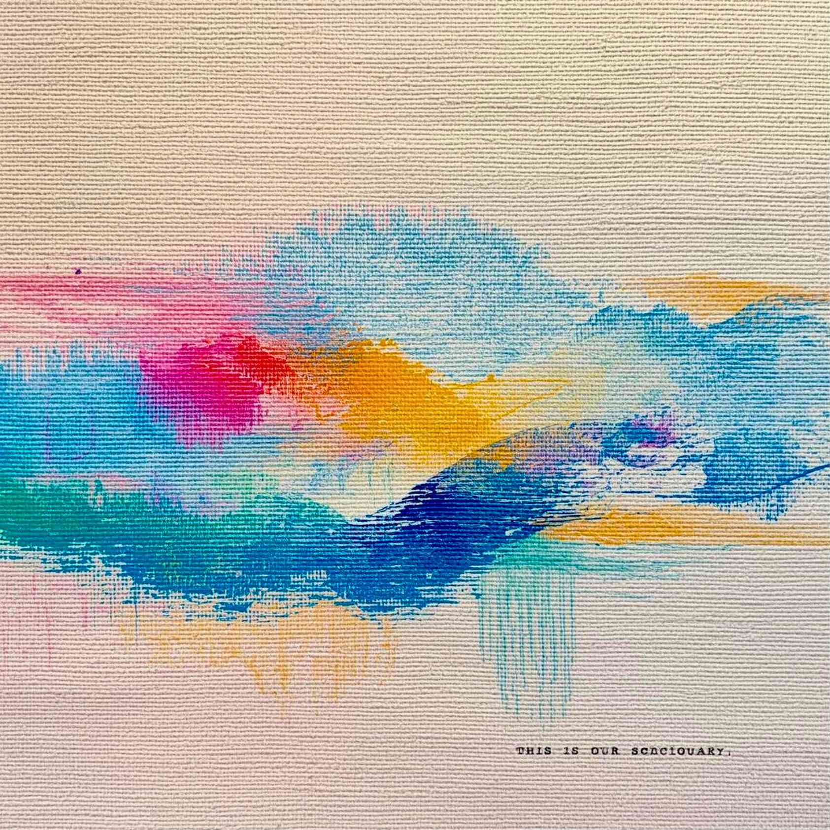 Abstract Colorful Canvas Art