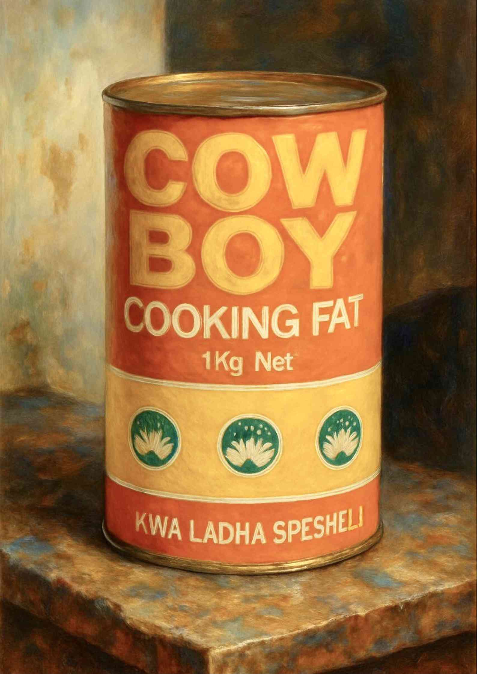 Cowboy Cooking Fat Art