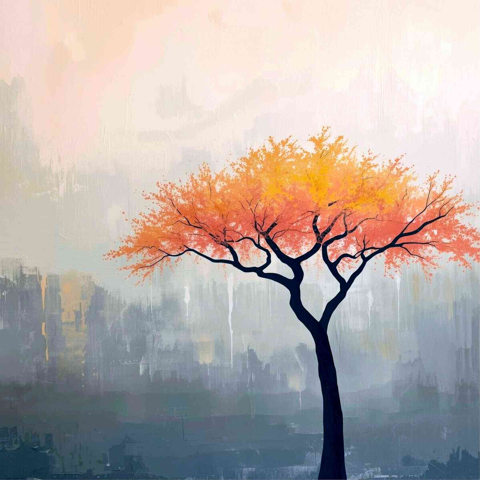 Autumn Tree Canvas Art