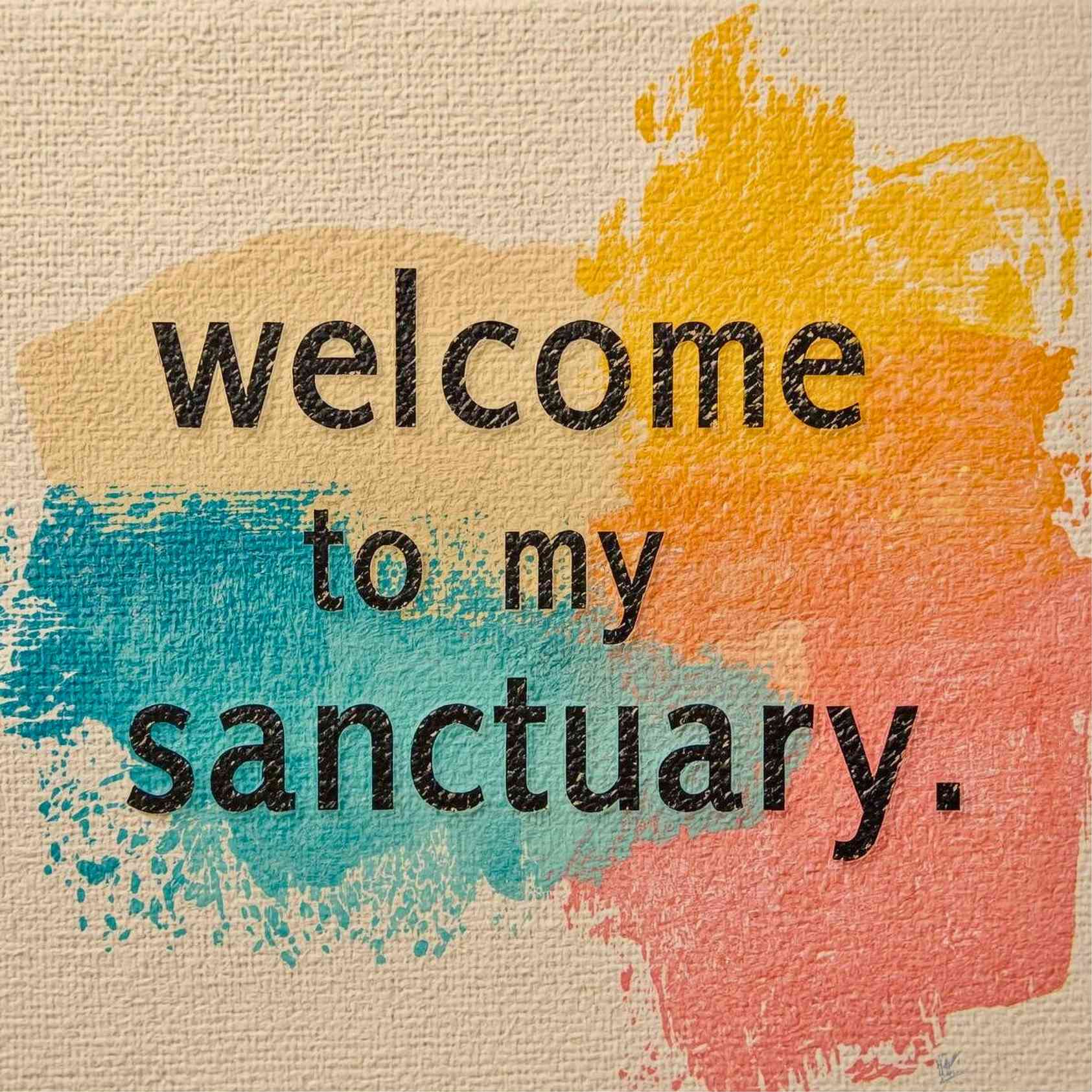 Welcome to My Sanctuary Canvas Print