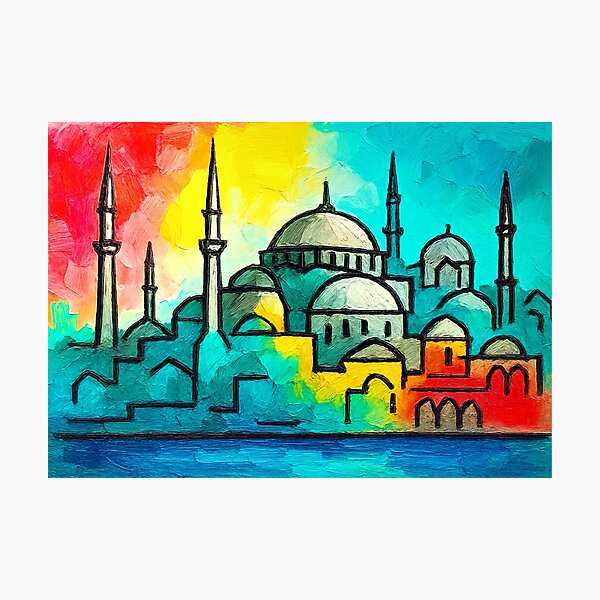 Bosphorus Dreams Historic Skyline Art