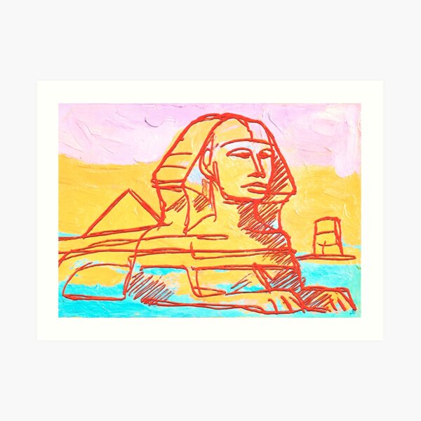 Great Sphinx Giza Pyramid Art