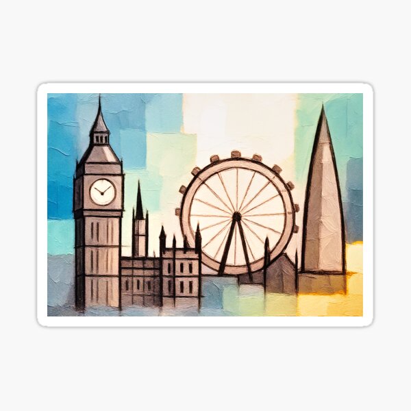 Big Ben And The Eye Skyline