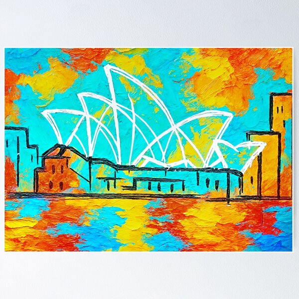 Sydney Opera House Abstract Expressionism