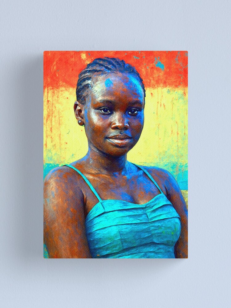 The Vivid Portrait of Hope Canvas Print