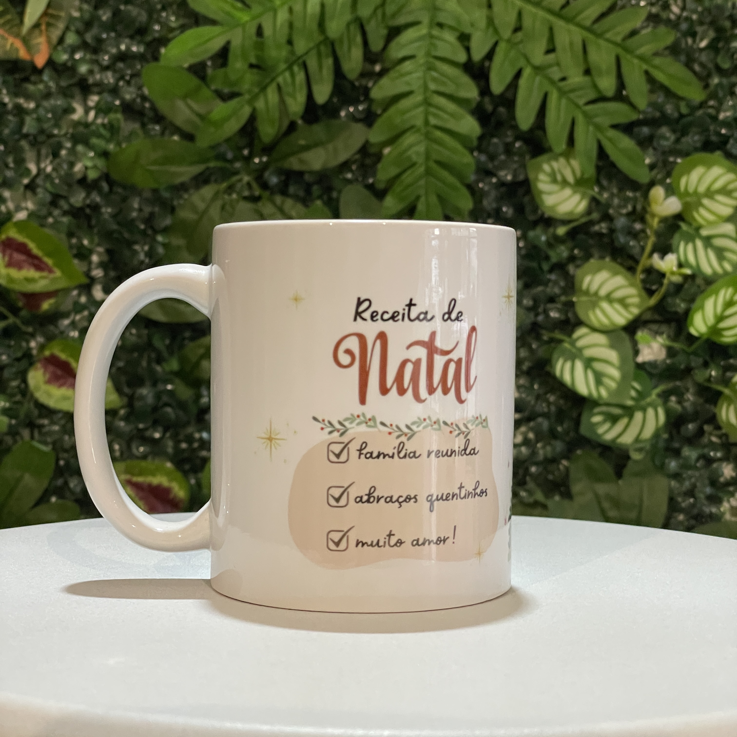 Caneca de receita de Natal