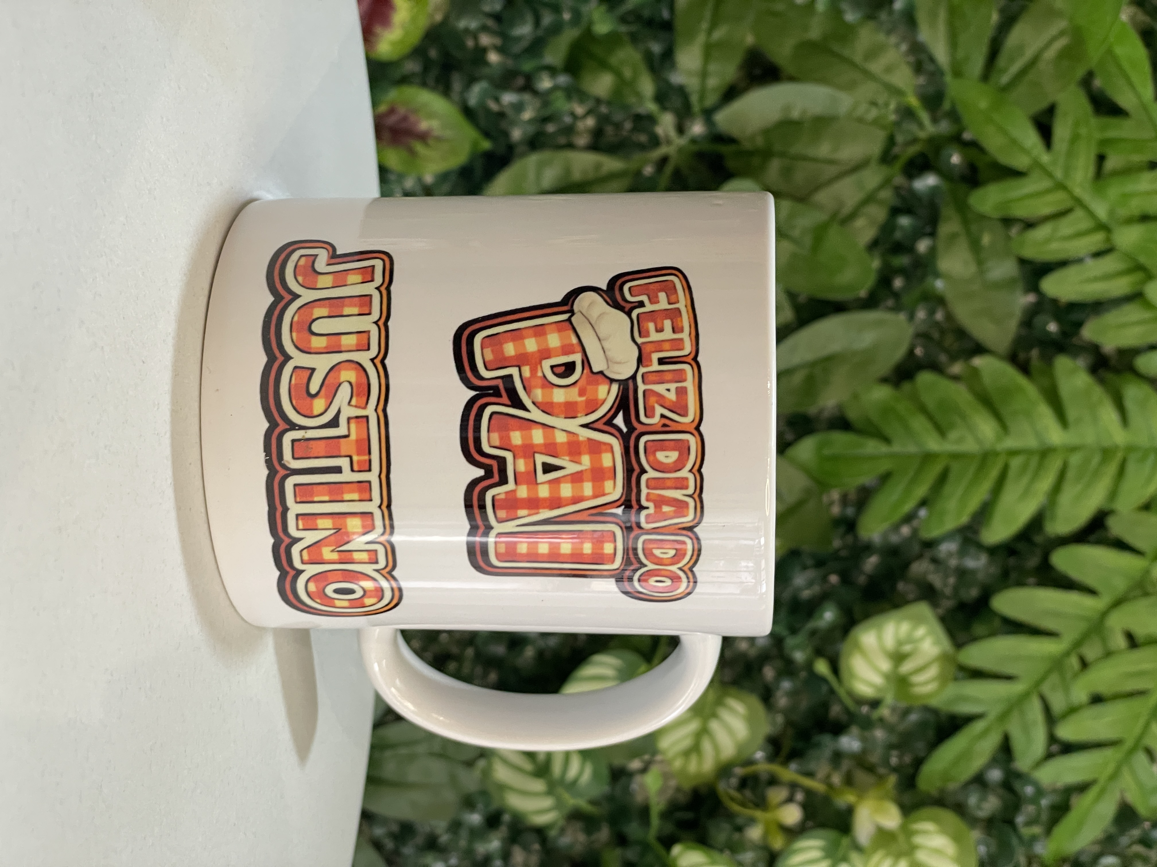 Caneca Personalizada “Feliz Dia do Pai” com Nome – Presente Especial para Pai Chef