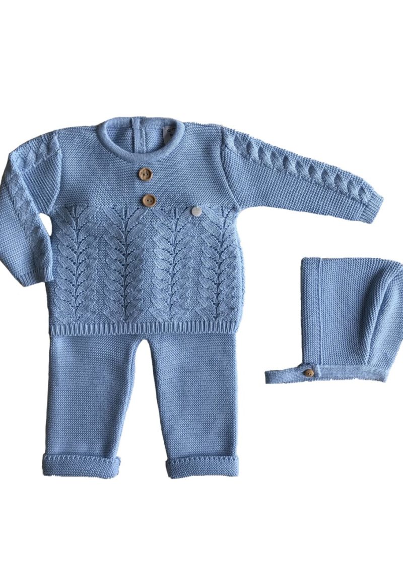Conjunto de ropa para bebé azul