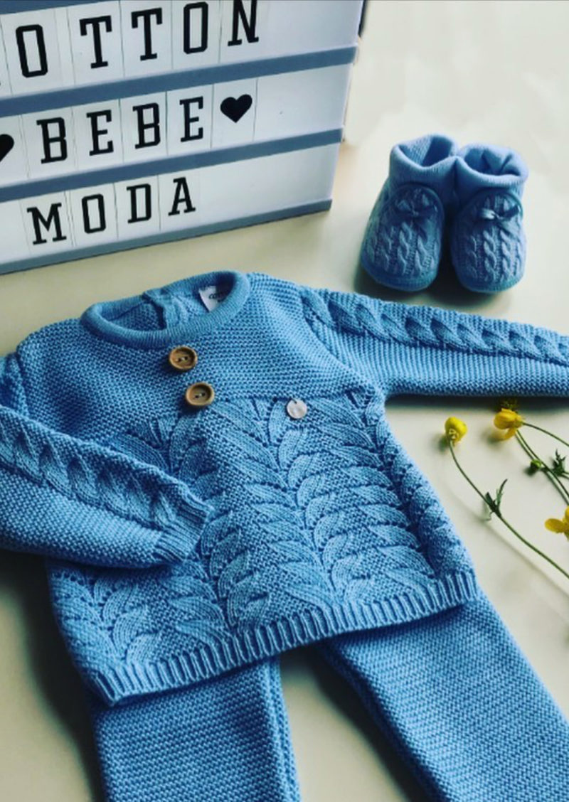 Conjunto de punto para bebé