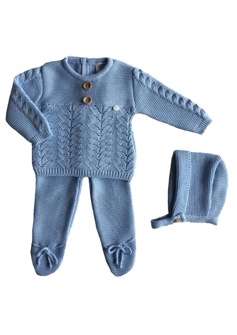 Conjunto de ropa de bebé azul