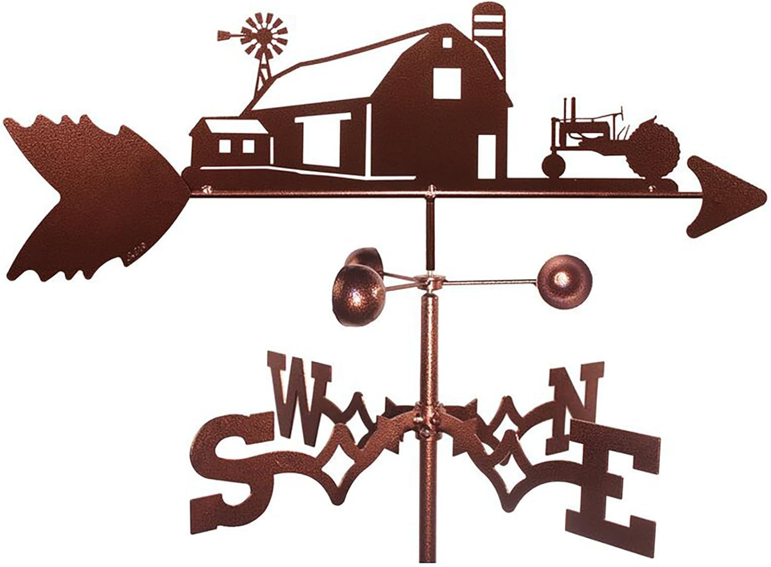 House Silhouette Metal Weathervane Vintage Wind Vane Stainless Steel Weatherco