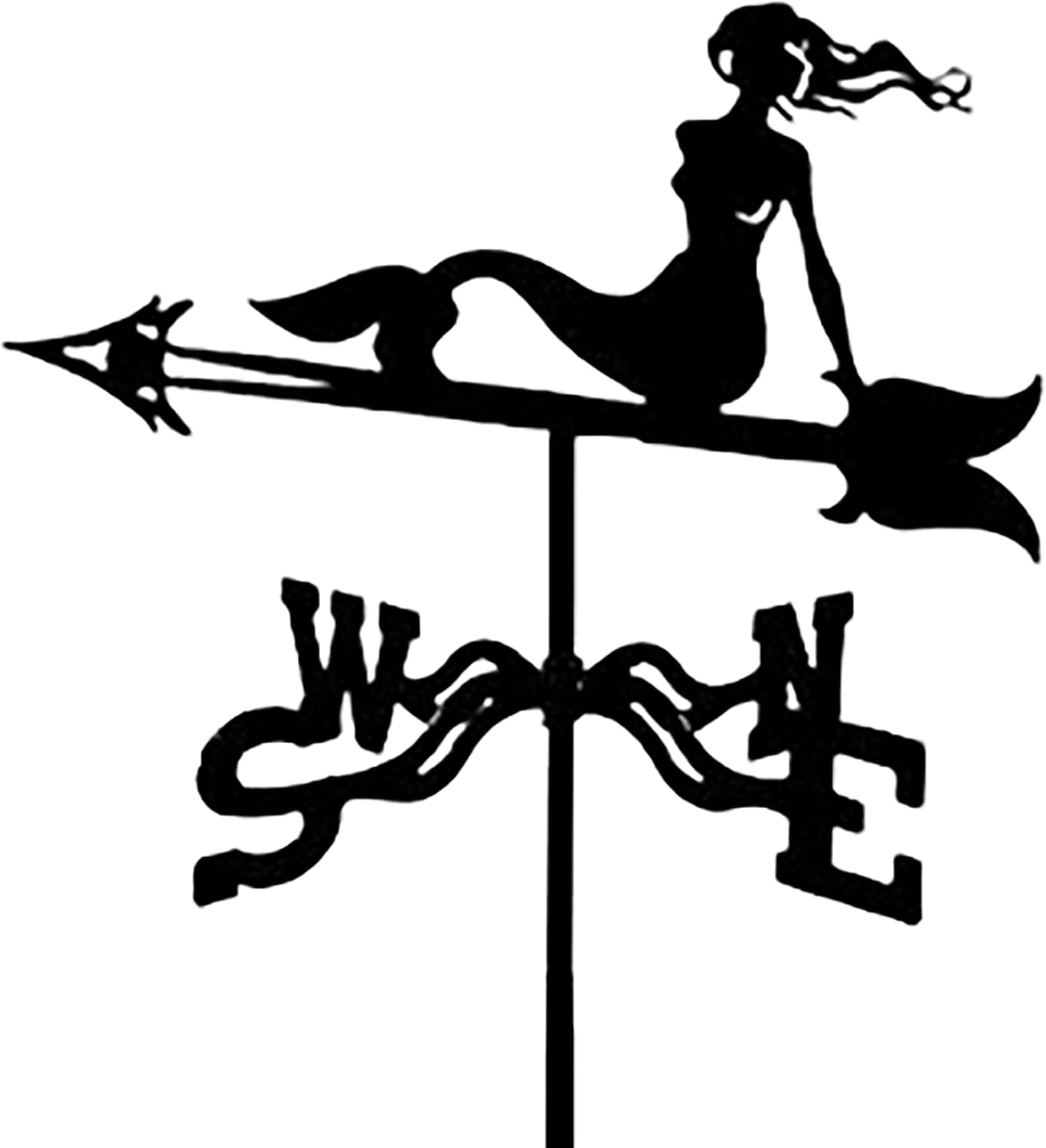 Metal Weathervane Creativity Vintage Wind Vane Stainless Steel Weathercock Win