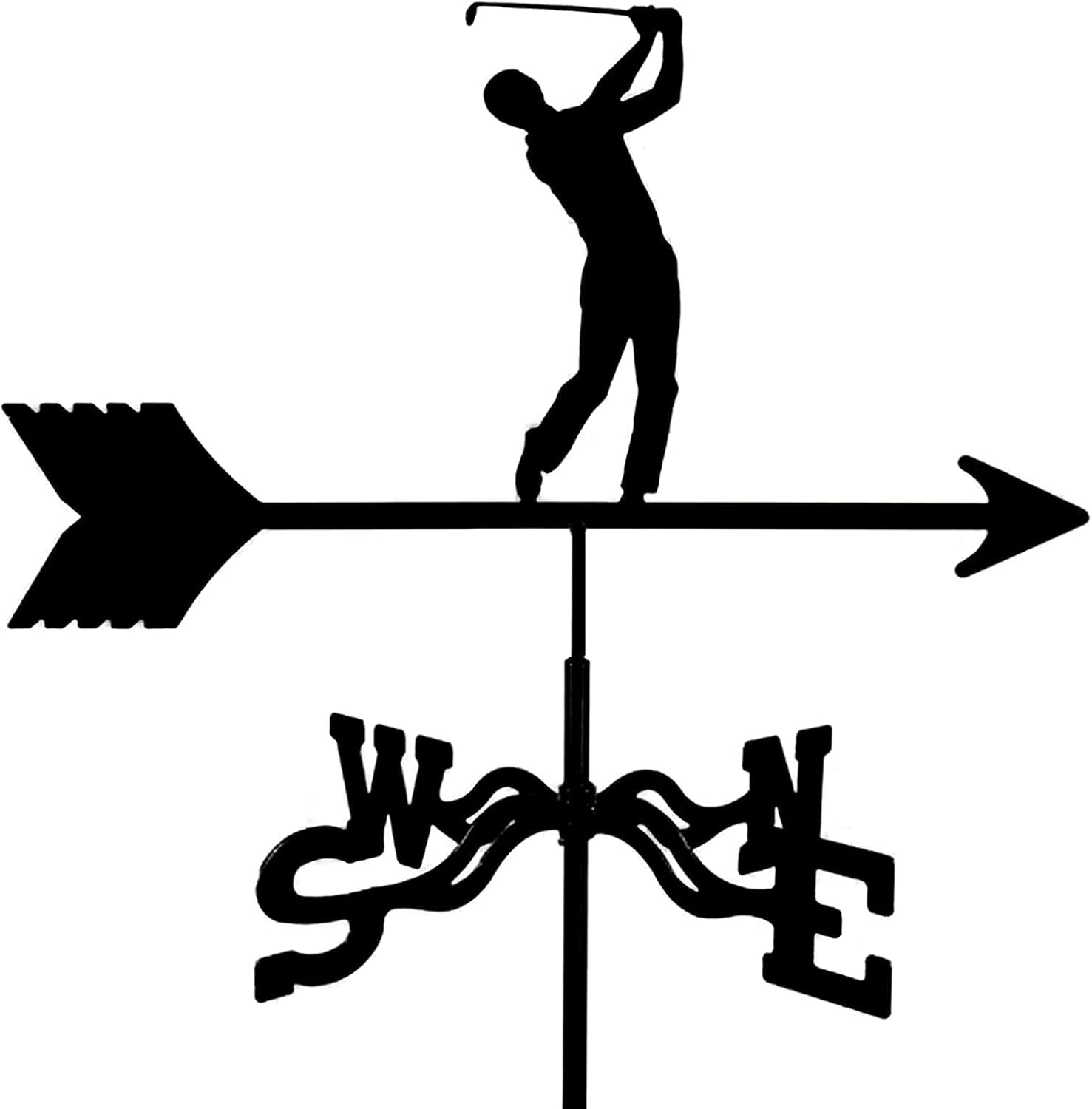 Metal Sheep Weathervane 3D Animal Weathervane for Roof Garden Patio Outdoor Fa