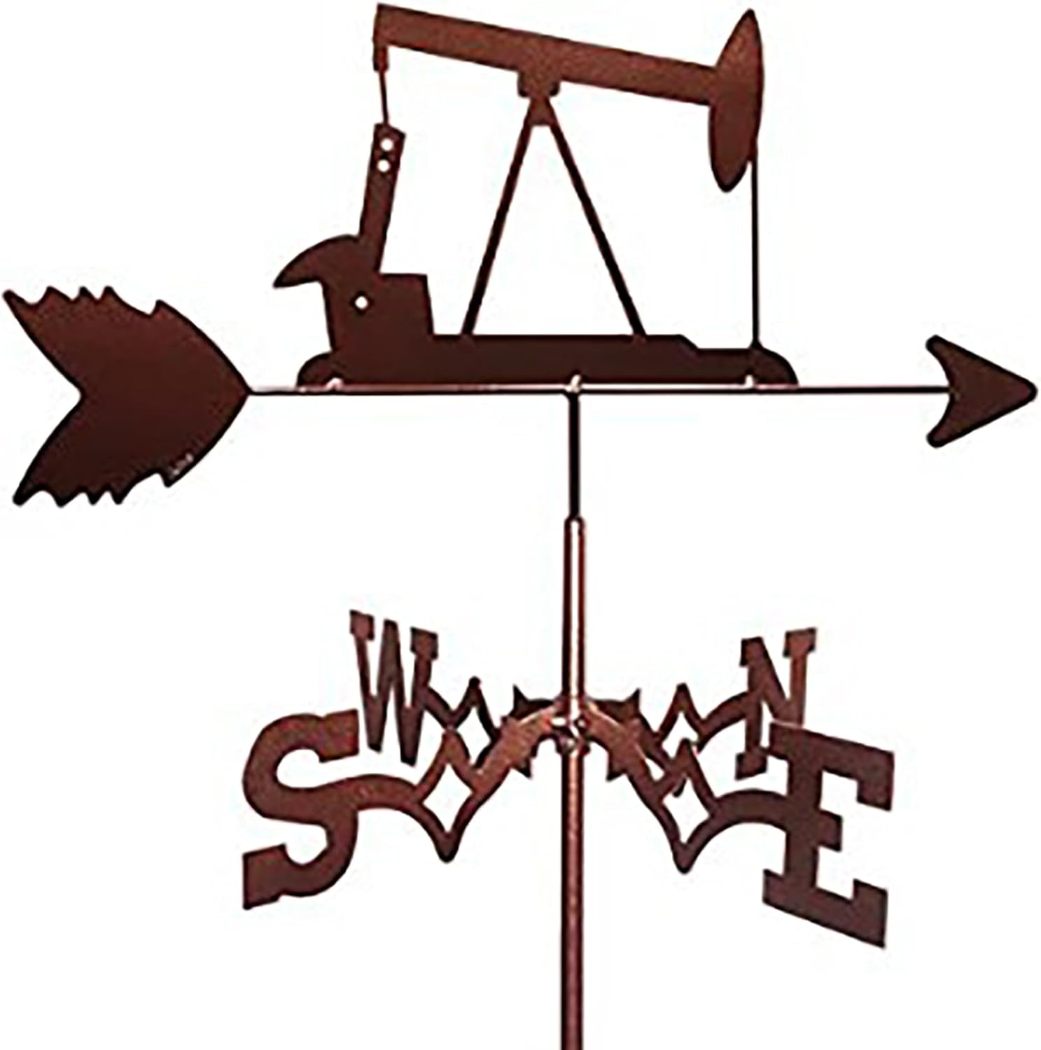 Metal Weathervane Creativity Wind Vane Stainless Steel Weathercock Wind Direct