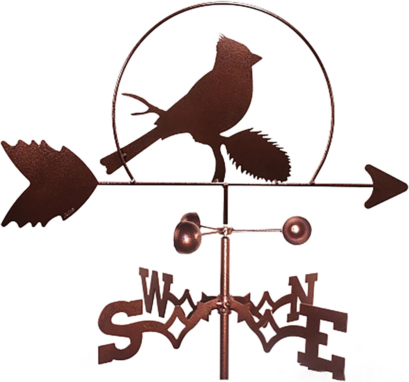 Creativity Metal Weathervane Bird Wrought Iron Vintage Wind Vane Stainless Ste