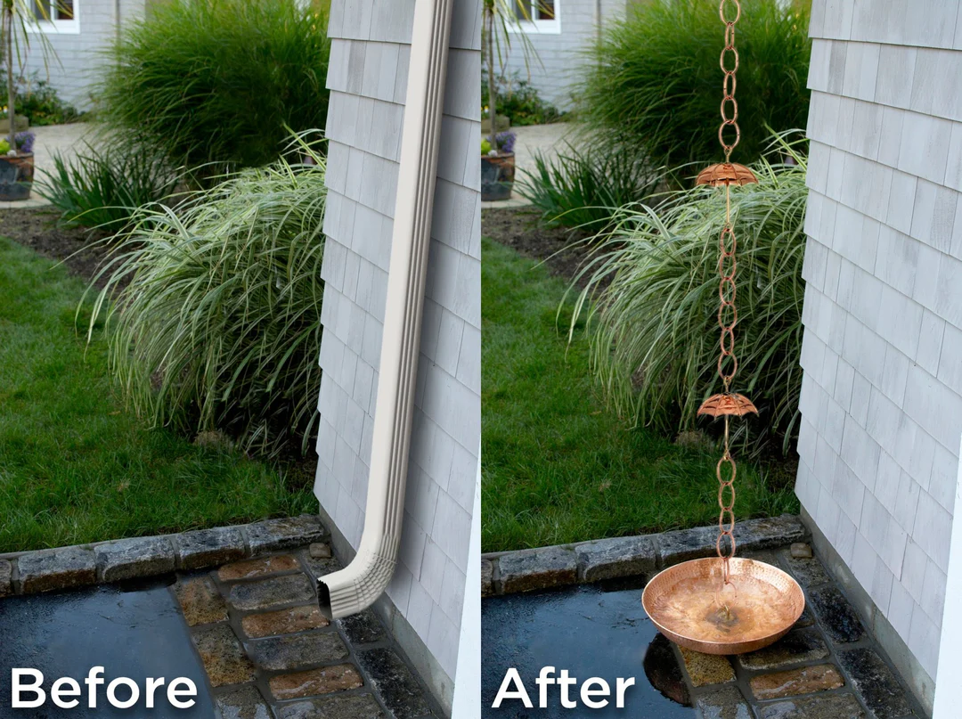 Umbrella Rain Chain - 8.5 ft., with 4 Extra Large Figures