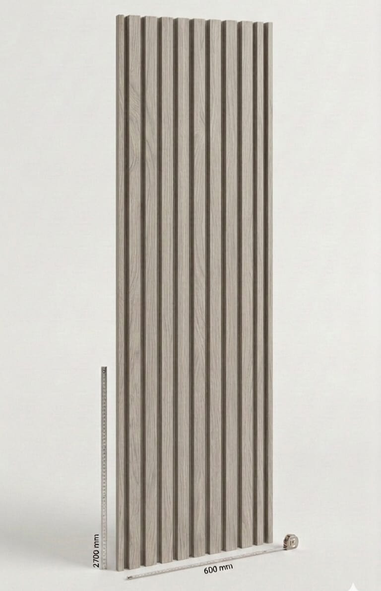 Panel acústico de madera Gris cemento