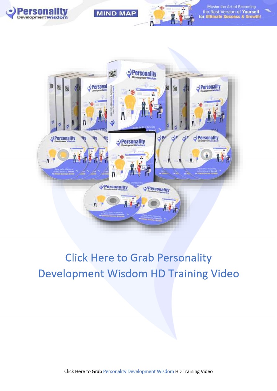 Personality Development Wisdom  self improvement video course and tool kit