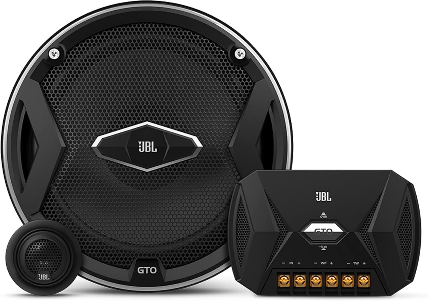 JBL GTO609C 270 Watts 6-1/2" Premium Car Audio Component Stereo Speaker System with Patented Plus One Woofer-Cone Technology