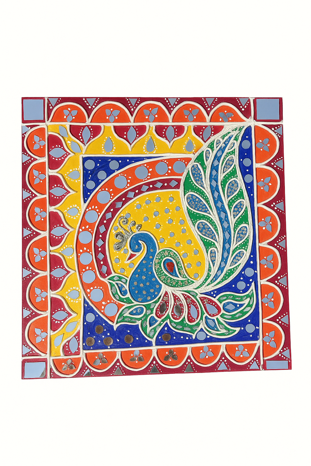 Hand-Painted Decorative Lipen Art