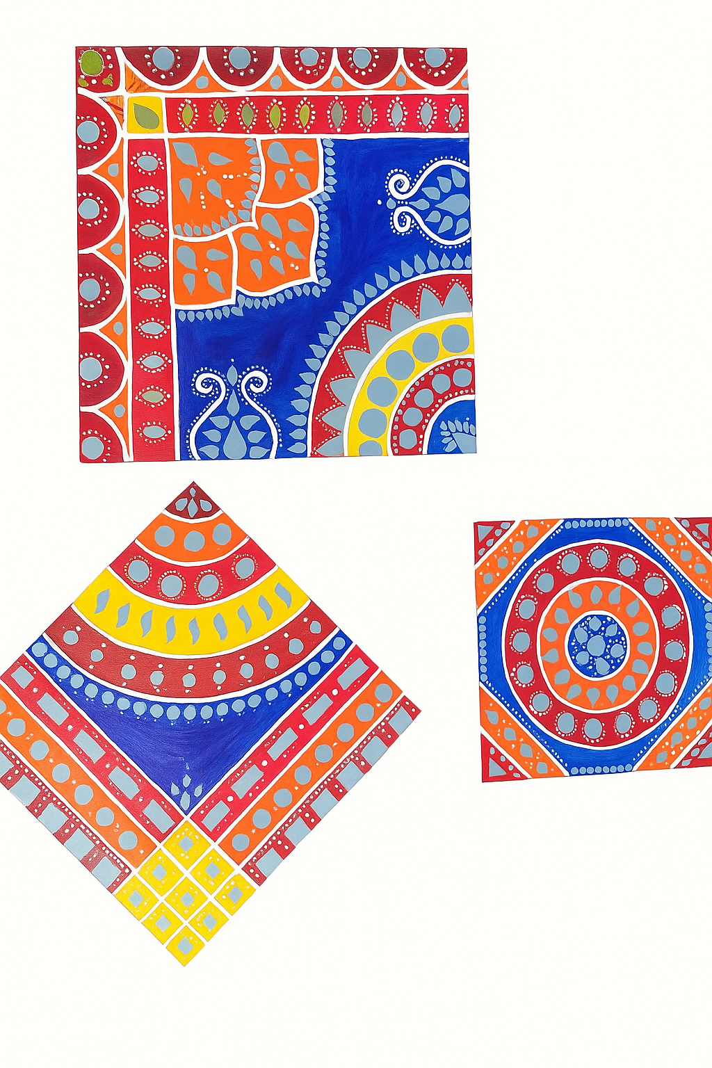 Hand-painted Decorative Lipen Art