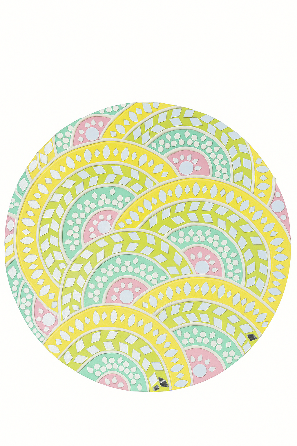 Colorful Mandala Lipen Art