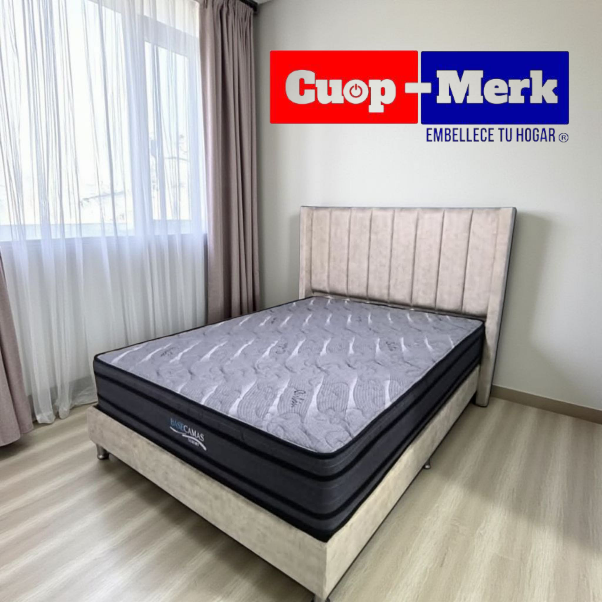 Colchón y base elegante