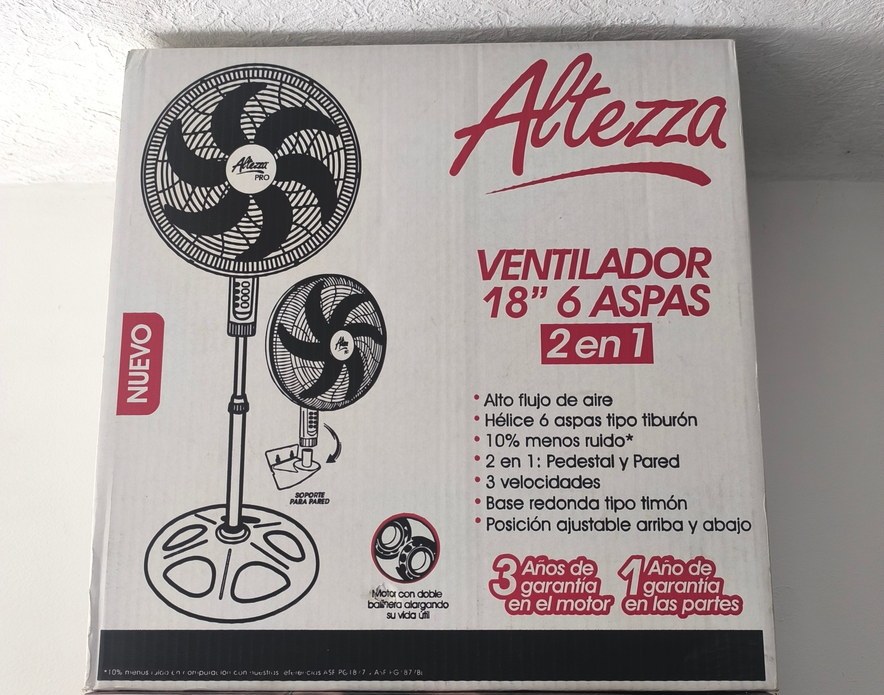 Ventilador Altezza 18 pulgadas