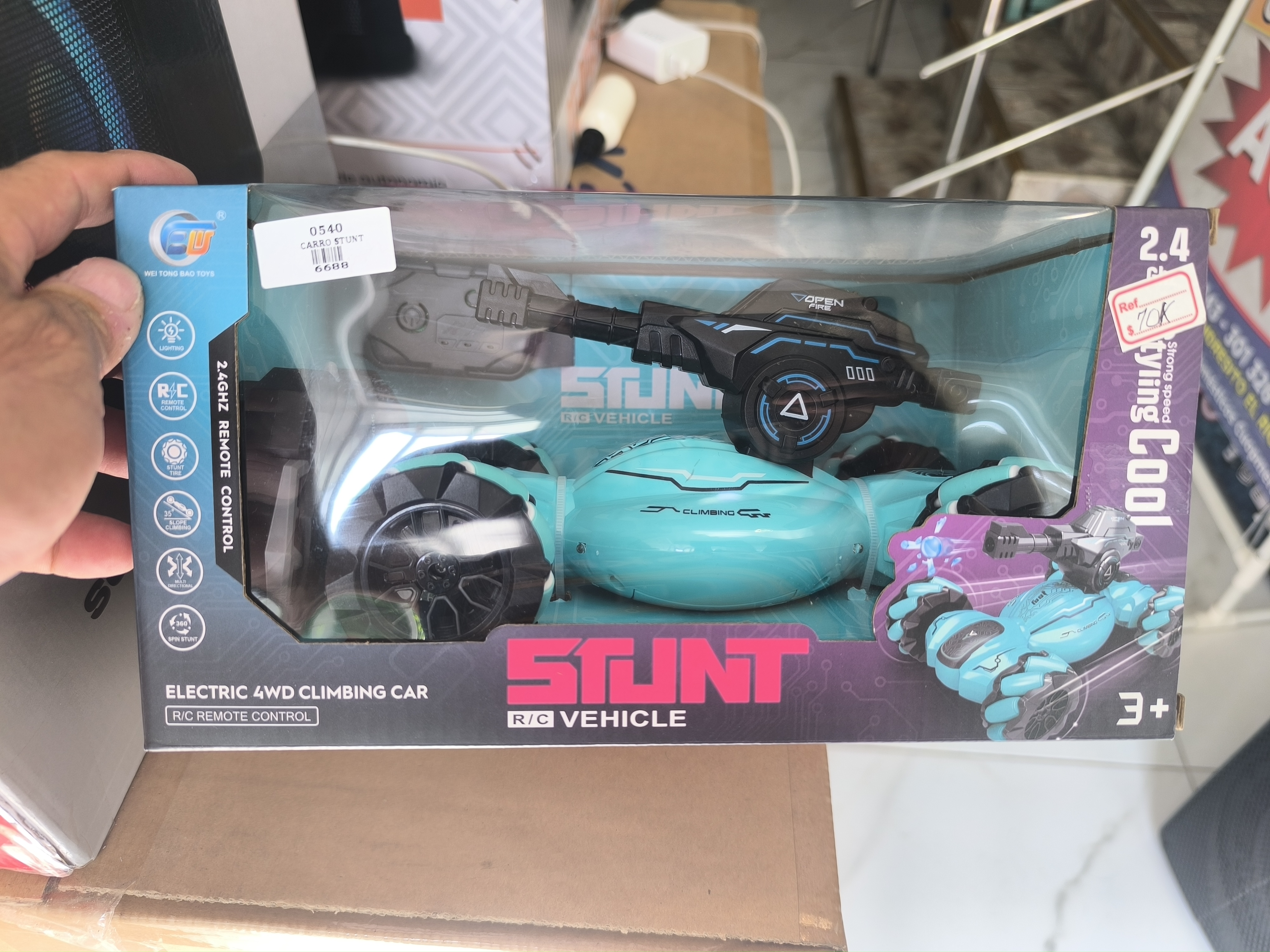 Coche acrobático eléctrico 4WD