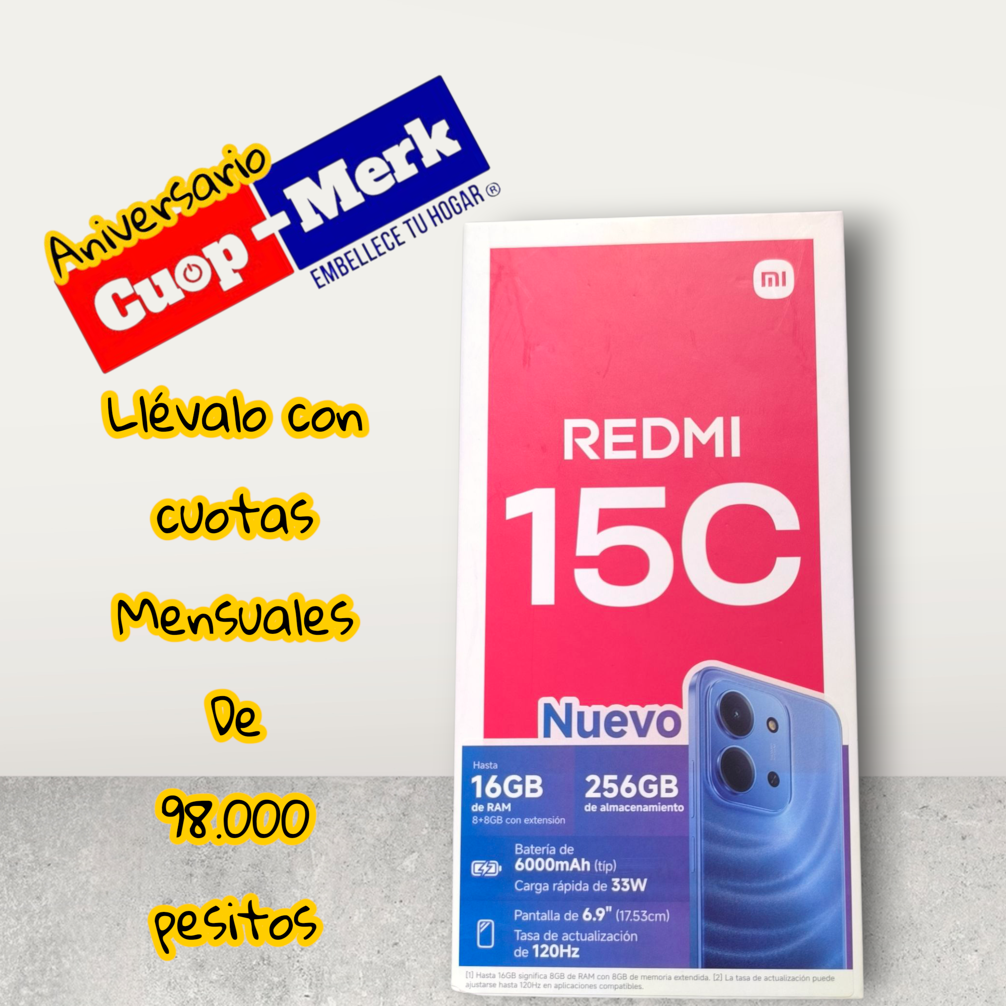 Redmi 15C Nuevo