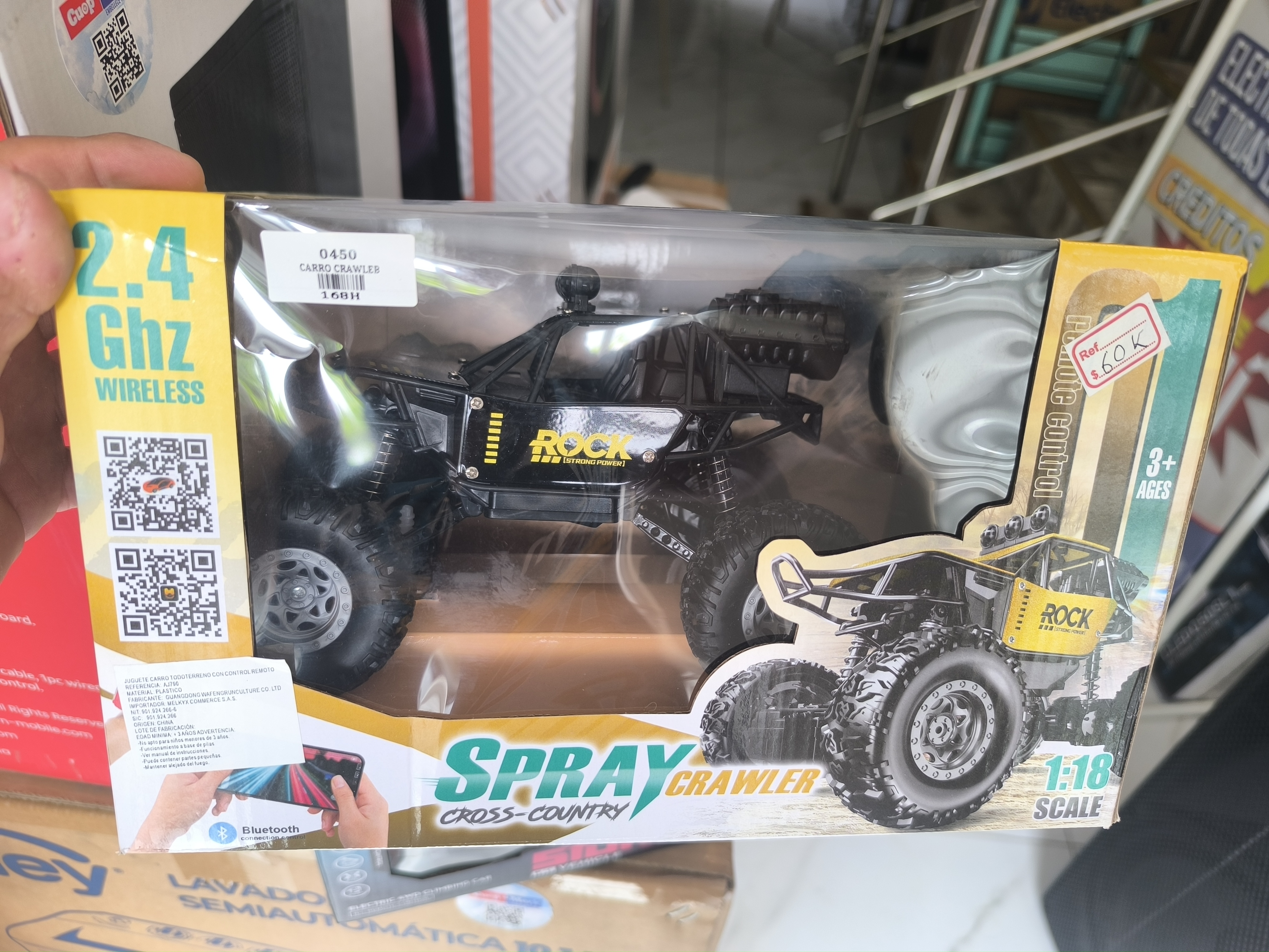 Coche teledirigido Rock Spray Crawler