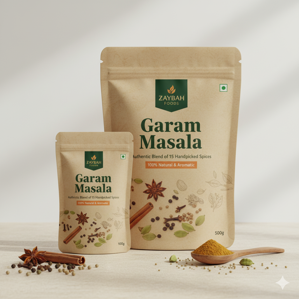 Zaybah Foods Garam Masala – Authentic Blend of 15 Handpicked Spices