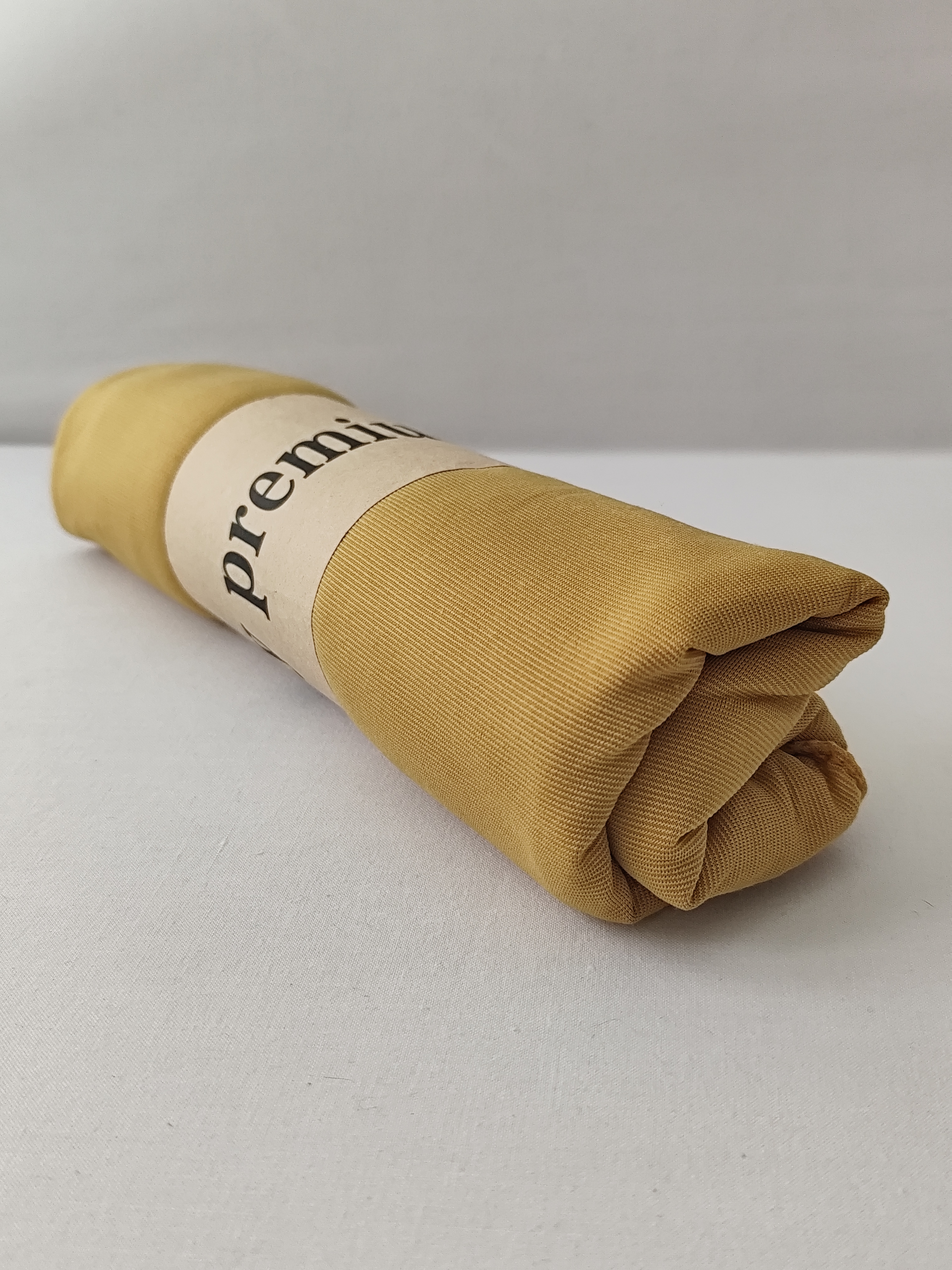 Hijab en Jersey Premium Moutarde – Élégance Moderne et Douceur Assurée