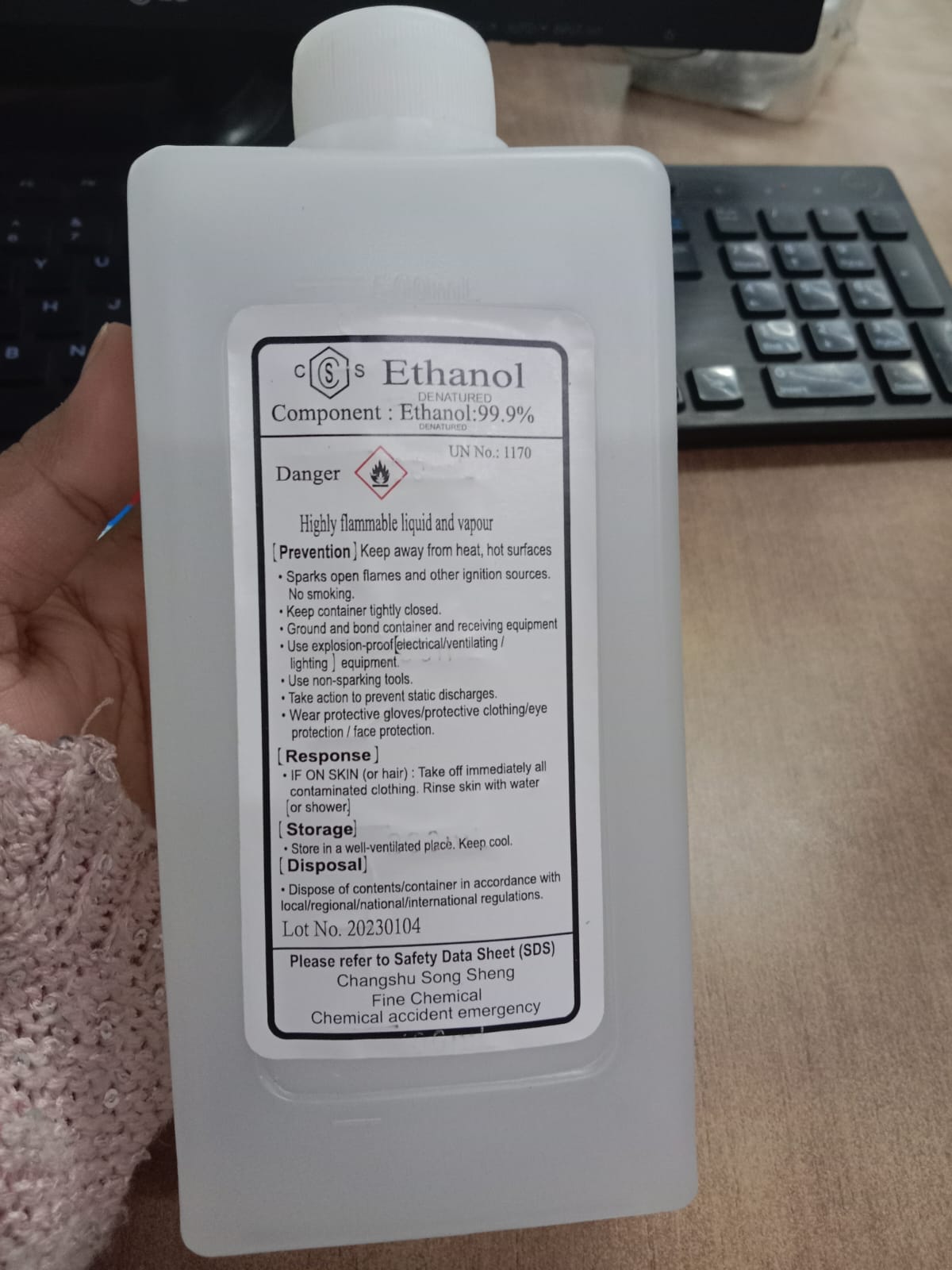 Ethanol 99.9% Solution