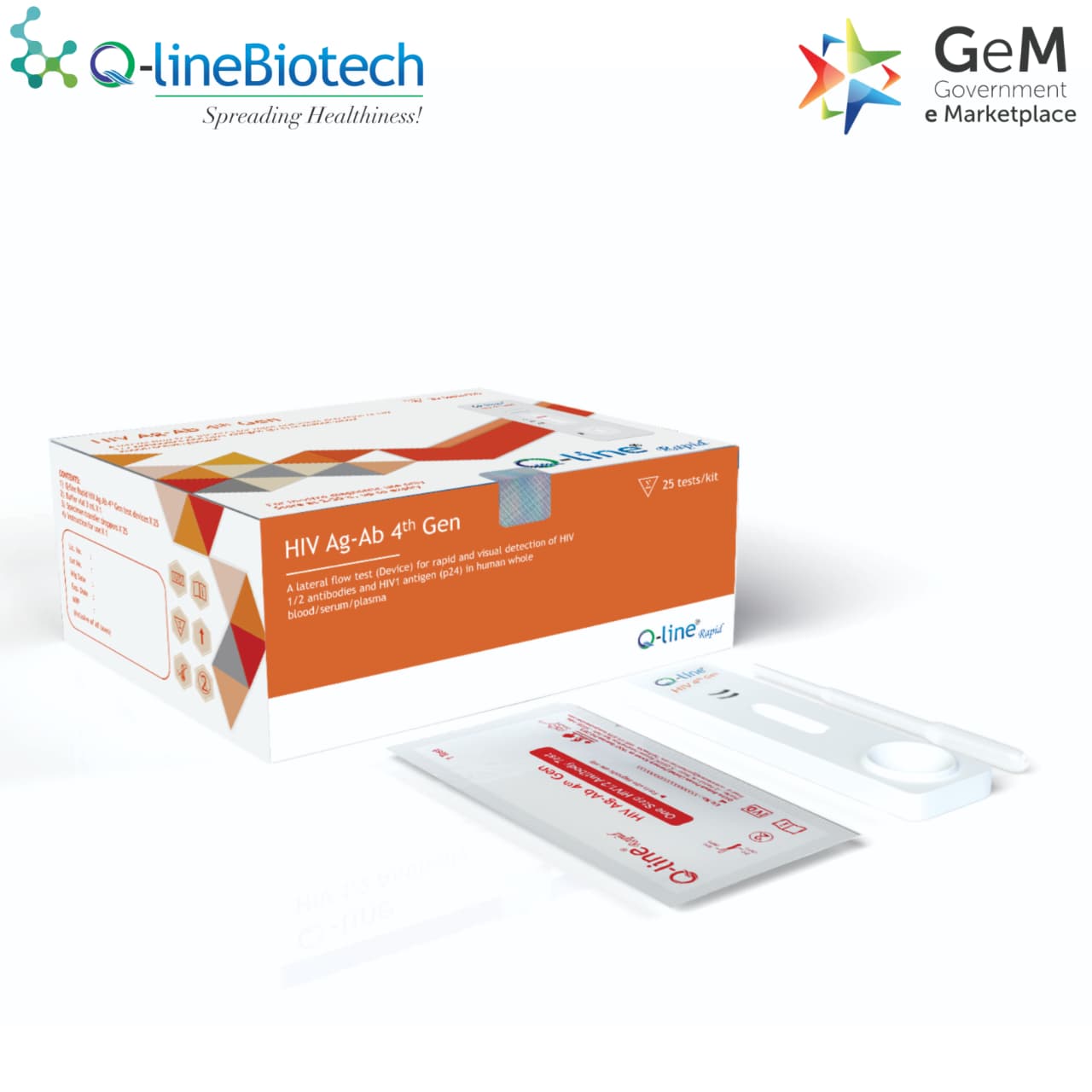 HIV Ag-Ab 4th Generation Test elisa kit